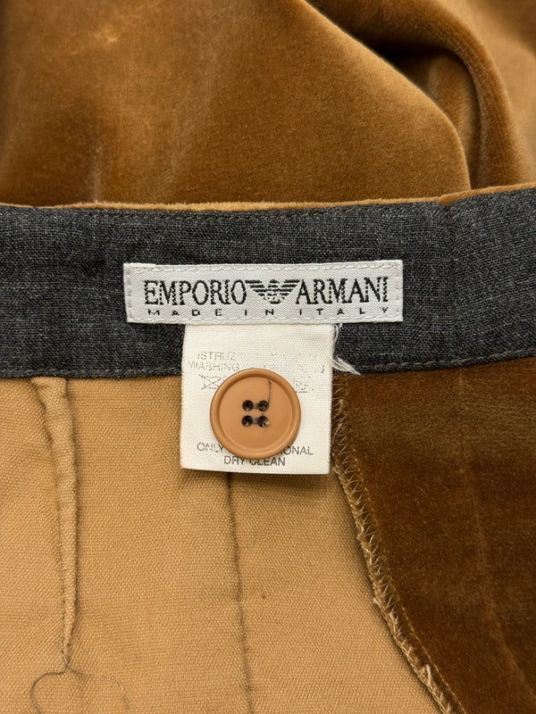 1990s Emporio Armani corduroy wide leg trousers