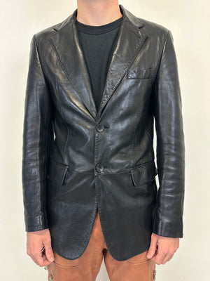 Gucci by Tom Ford leather blazer coat