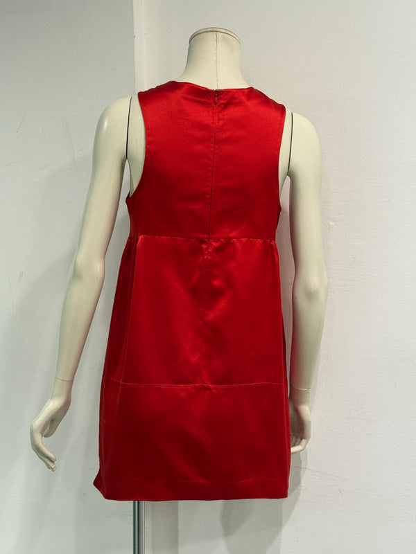 2008 Miu Miu bow detail sleeveless dress