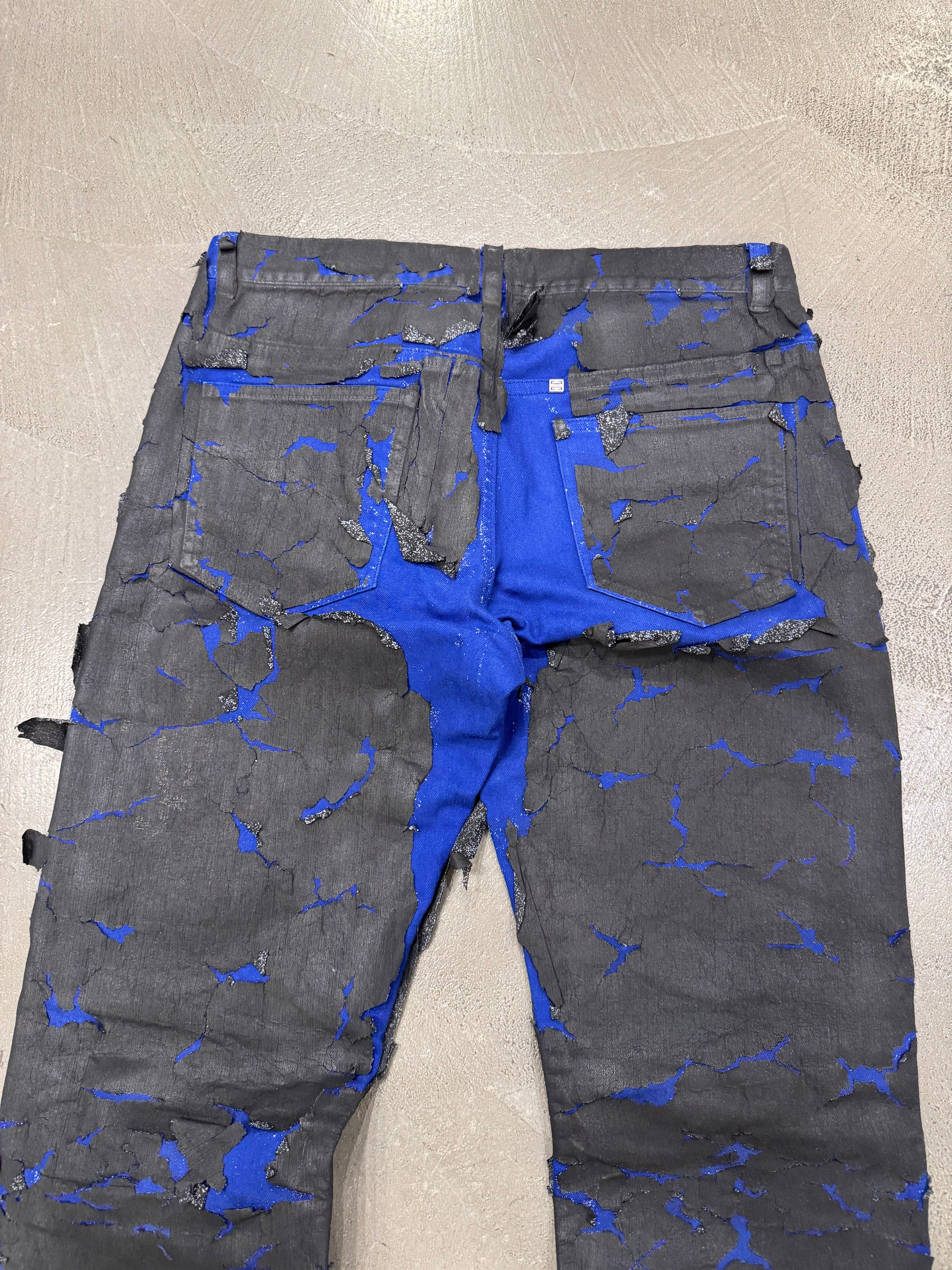 A/W 2022 Givenchy cracked distressed jeans