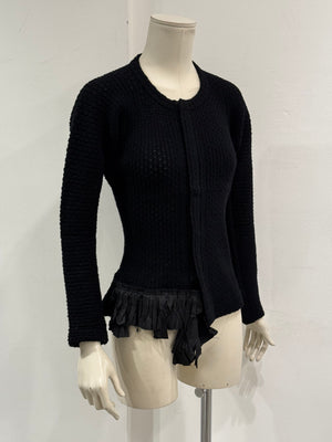 2000s Comme des Garçons deconstructed knit cardigan