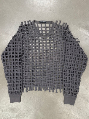 S/S2012 Dolce & Gabbana layered net grid top