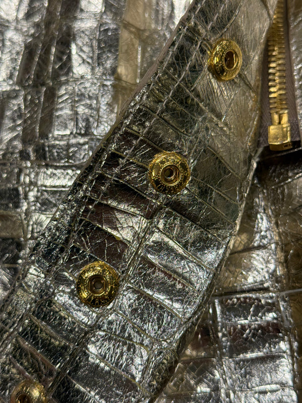S/S2010 Gucci by Frida Giannini runway real alligator biker jacket