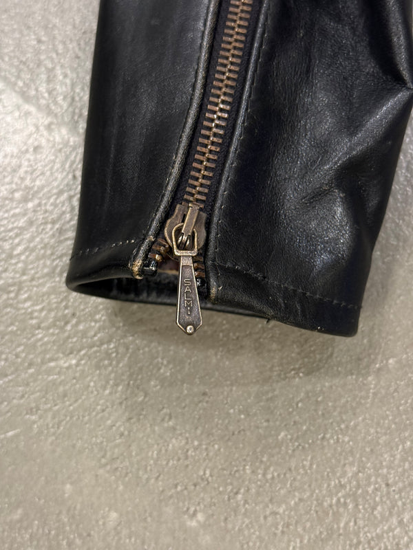 S/S1986 Jean Paul Gaultier cropped leather jacket
