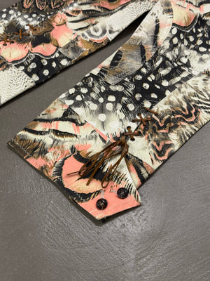 A/W2004 Roberto Cavalli new with tags feather shorts