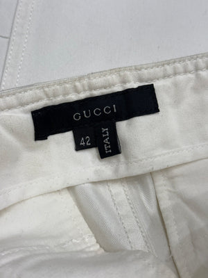 2001 Gucci by Tom Ford cut-out waist denim
