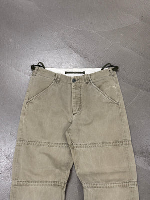 2000s Helmut Lang paneled military pants
