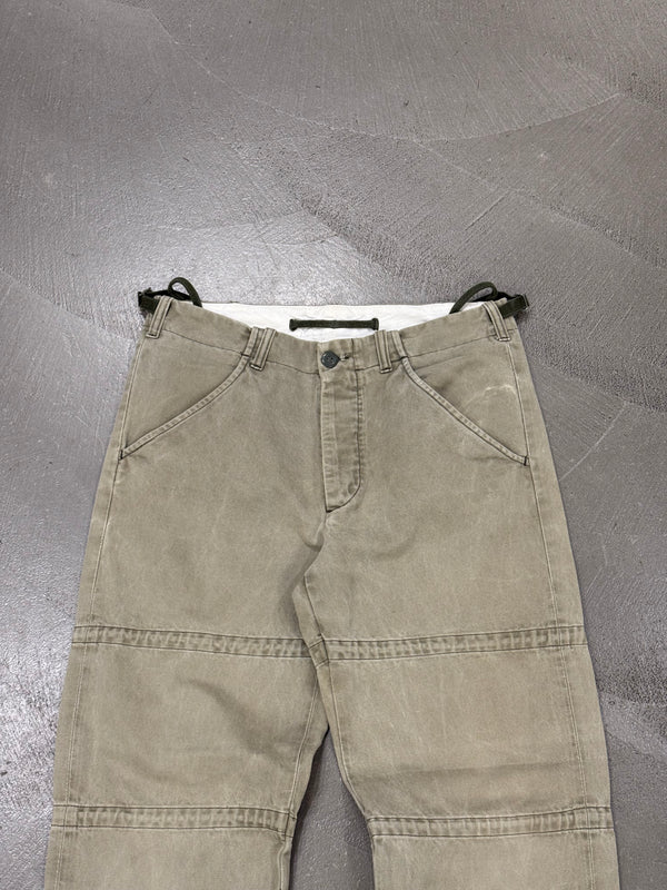 2000s Helmut Lang paneled military pants