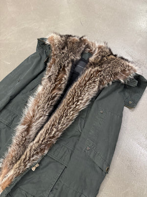 2010s Ermanno Scervino "Kanye" real marmot fur parka