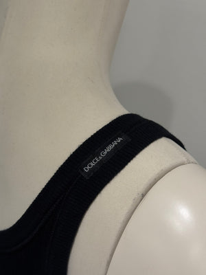 S/S2003 Dolce & Gabbana lace-up tank top