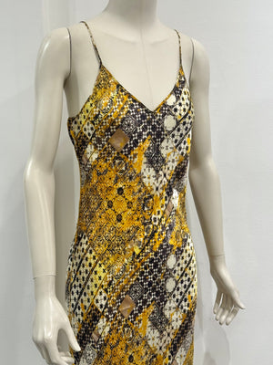 2000s Jean Paul Gaultier mosaic dress
