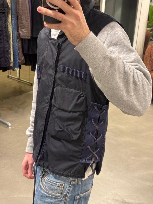 SS2000 Helmut Lang M65 flak bondage vest