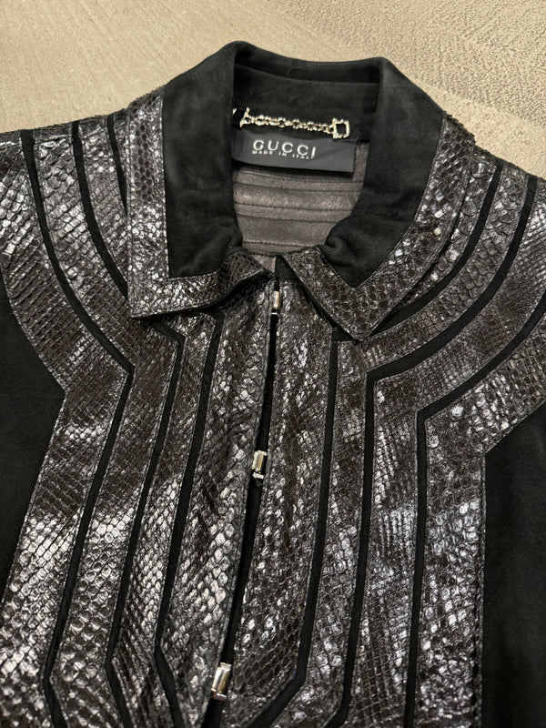 2000s Gucci by Tom Ford real python coat