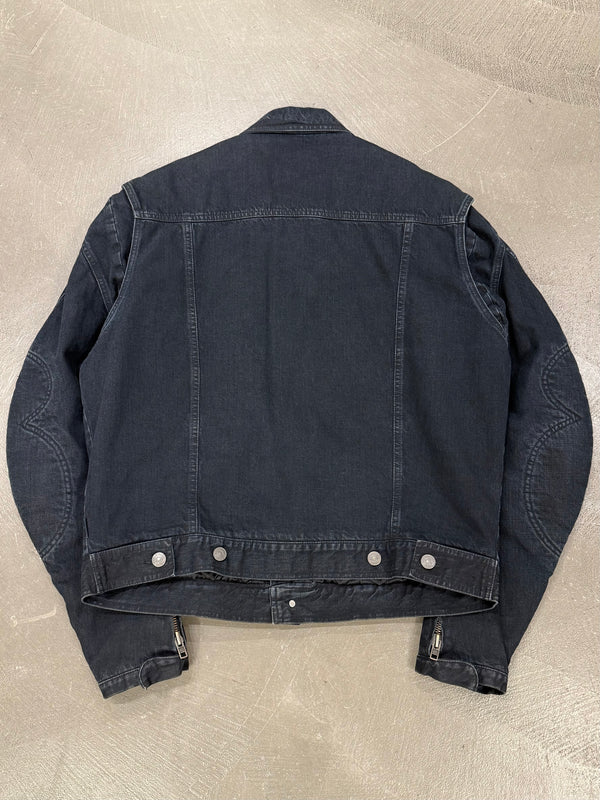 A/W2019 Balenciaga by Demna padded biker denim jacket