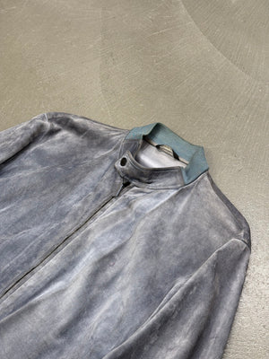 2001 Gucci by Tom Ford suede leather jacket
