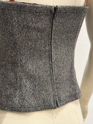 2000s Dolce & Gabbana wool corset top