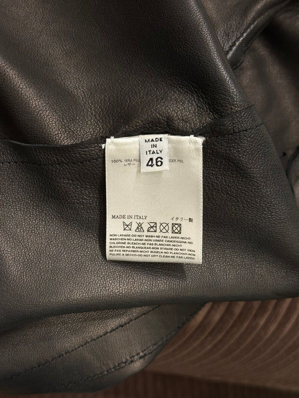 S/S2006 Maison Margiela ‘Replica’ aviator biker cropped suede jacket