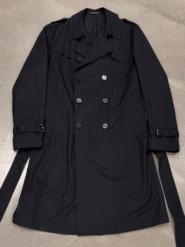 1990s Emporio Armani wool technical coat