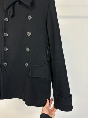2000s Miu Miu double breasted wool coat