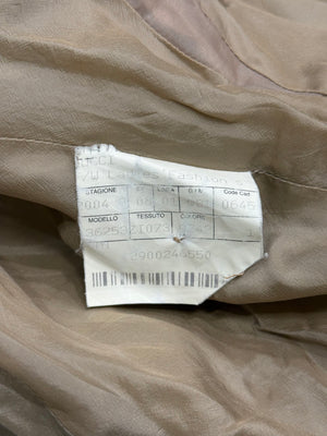 2004 Gucci by Tom Ford paneled nylon trench coat