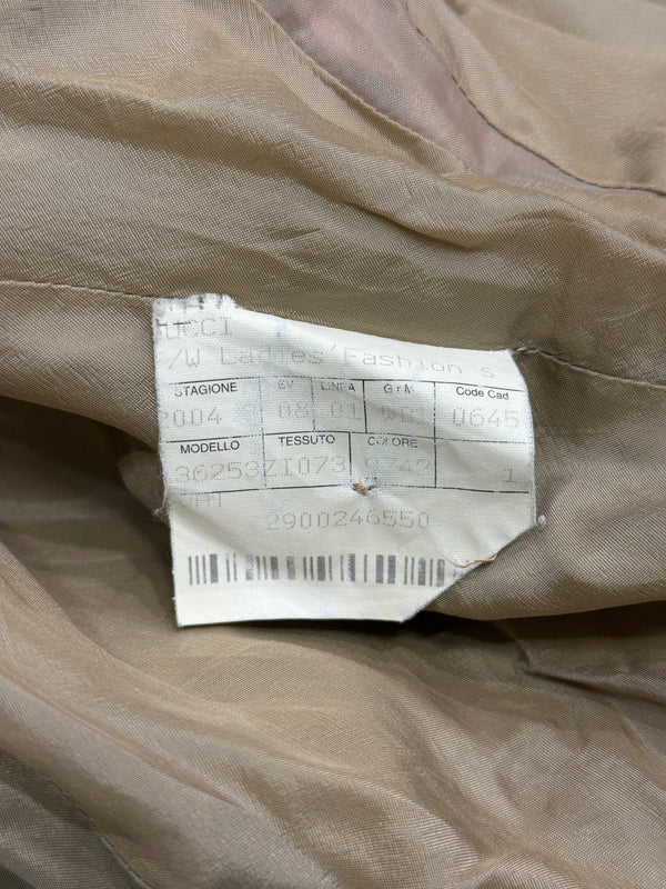 2004 Gucci by Tom Ford paneled nylon trench coat