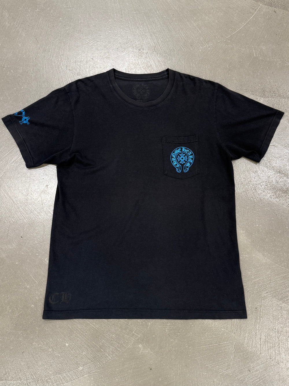 Chrome Hearts triple blue cross tee shirt