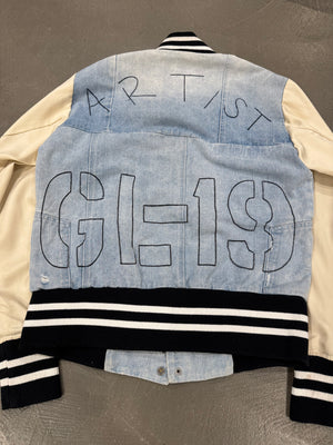 2019 Greg Lauren deconstructed varsity jacket
