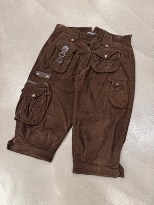 F/W2002 Dolce & Gabbana runway wide cargo shorts