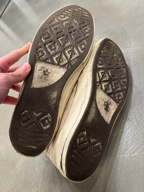 2016 Maison Margiela x Converse cracked painted sneakers