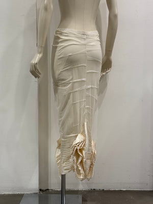 S/S2003 Christian Dior runway ruffled skirt