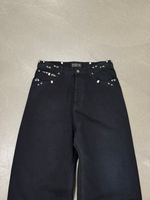 S/S2024 Balenciaga pierced wide-leg jeans
