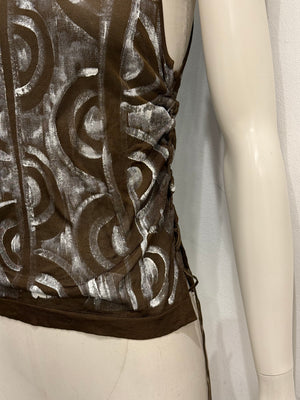 S/S2002 Yves Saint Laurent rive gauche by Tom Ford runway painted tank top