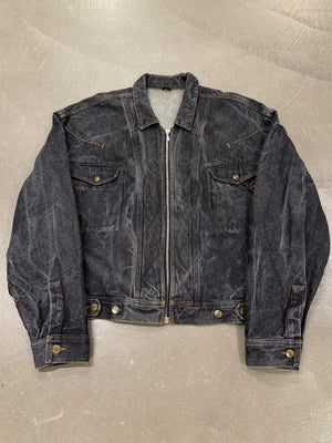 1990s Marithe Francois Girbaud “Closed” washed oversized bomber jacket