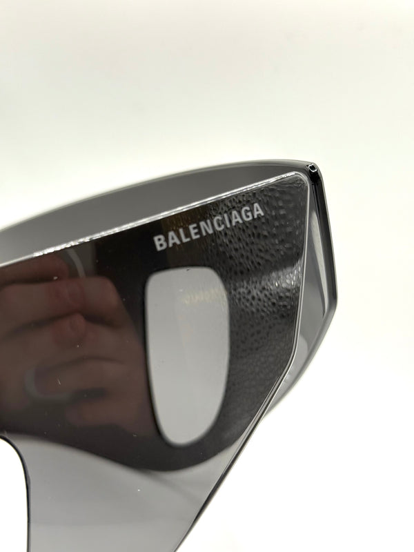 Balenciaga 24/7 runway visor sunglasses