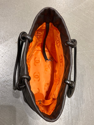 2005-2006 Chanel Cambon Ligne leather tote bag