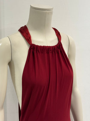 F/W2004 Roberto Cavalli halter-neck mermaid dress