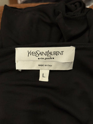2004 Yves Saint Laurent by Tom Ford pleated silk set
