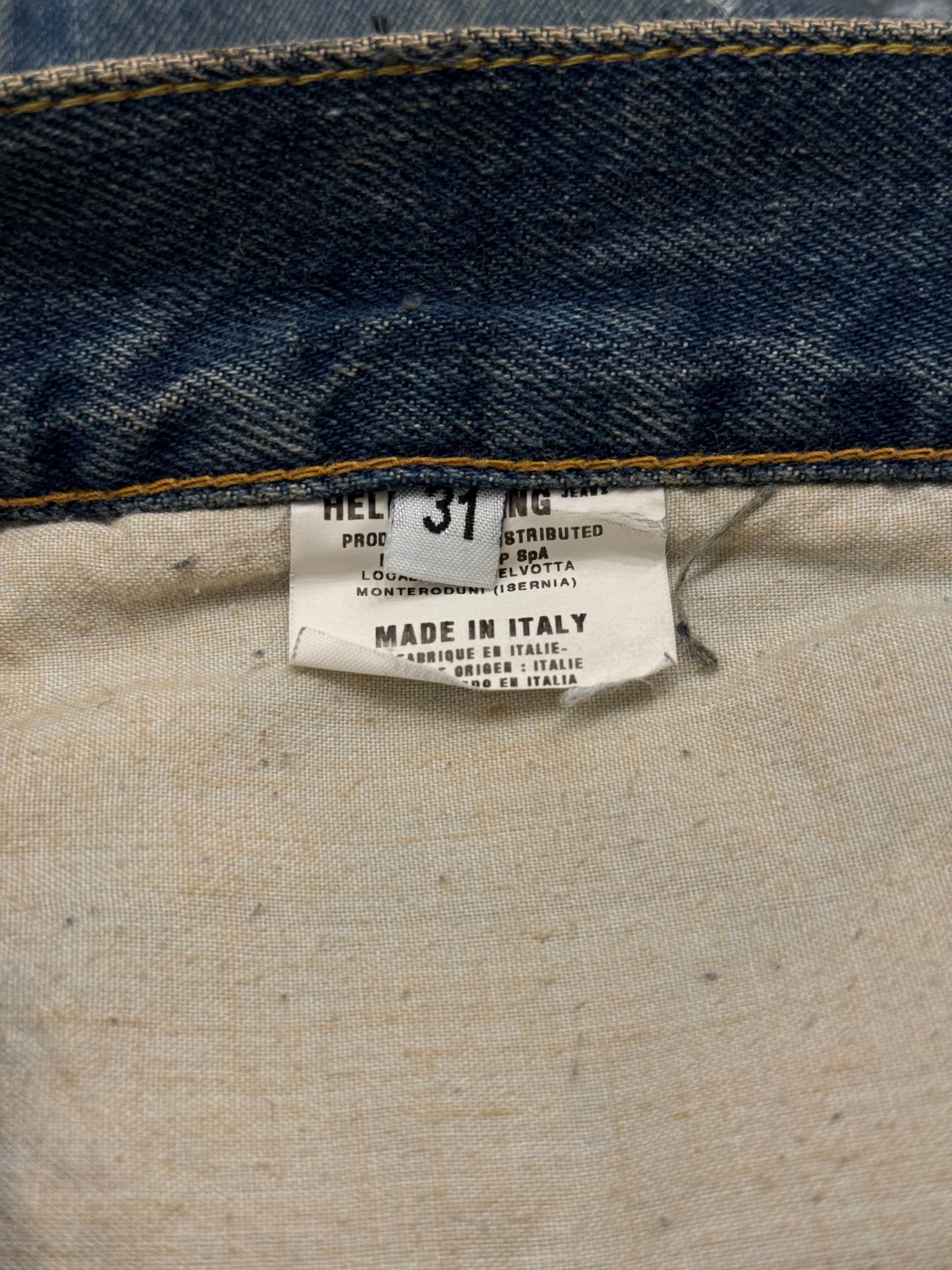 1998 Helmut Lang runway painter denim