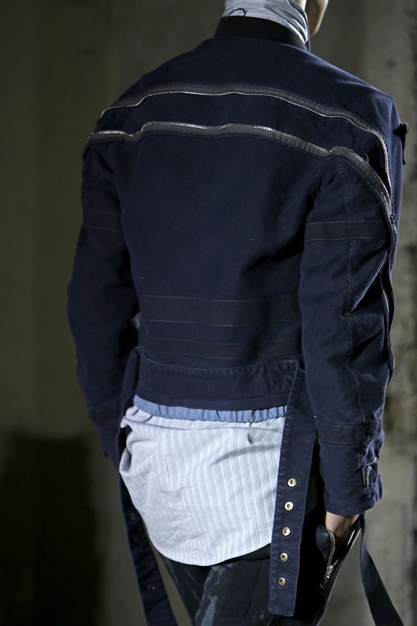 A/W2014 Dries Van Noten runway back-zip bomber jacket