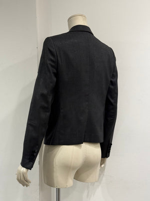 A/W2006 Dior by Hedi Slimane satin lapel tailored blazer