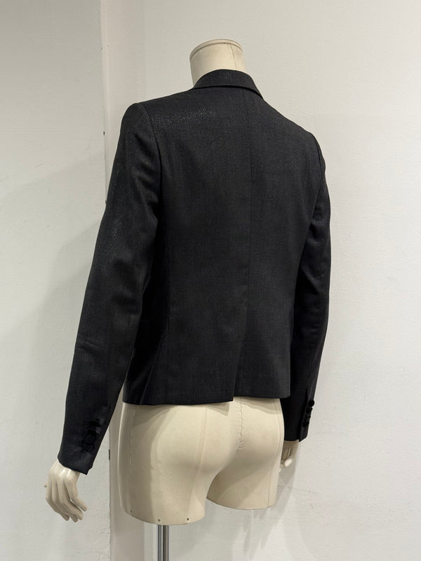 A/W2006 Dior by Hedi Slimane satin lapel tailored blazer