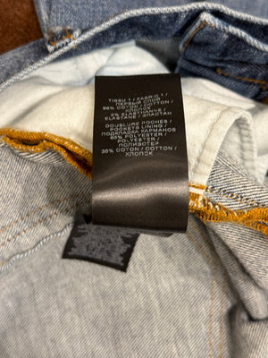 2010s Balmain distressed slim denim jeans