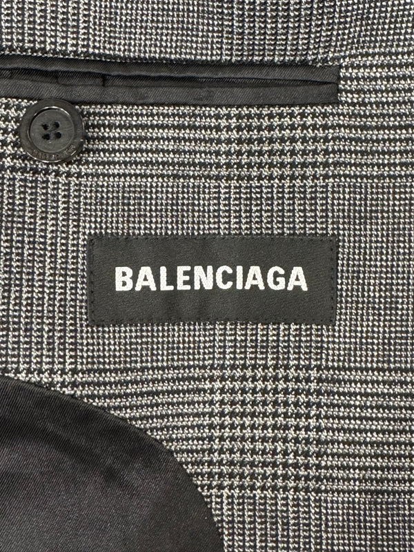 A/W2019 Balenciaga runway suspended shoulder blazer jacket