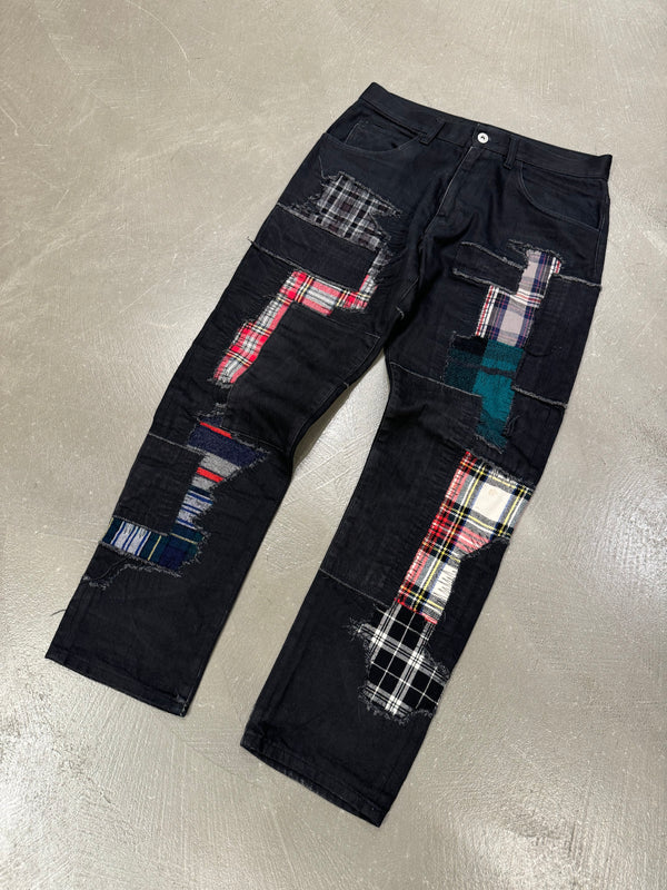 2014 Junya Watanabe Comme Des Garçons patchwork jeans