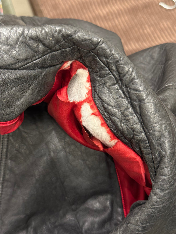 1990s Emporio Armani biker leather jacket