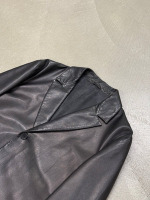 2000s Valentino leather coat