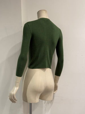 2018 Prada cropped knit cardigan