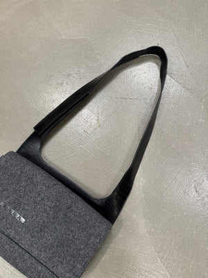 S/S 1999 Prada leather and nylon shoulder bag