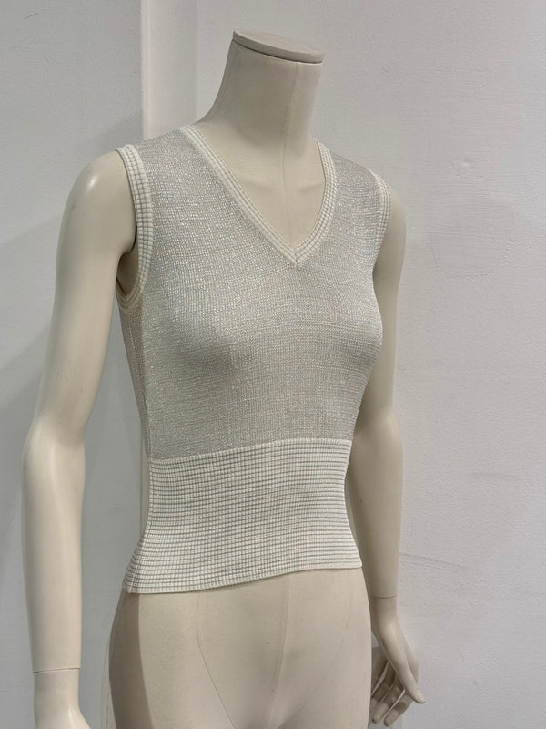 1990s Dolce & Gabbana embellished tank top