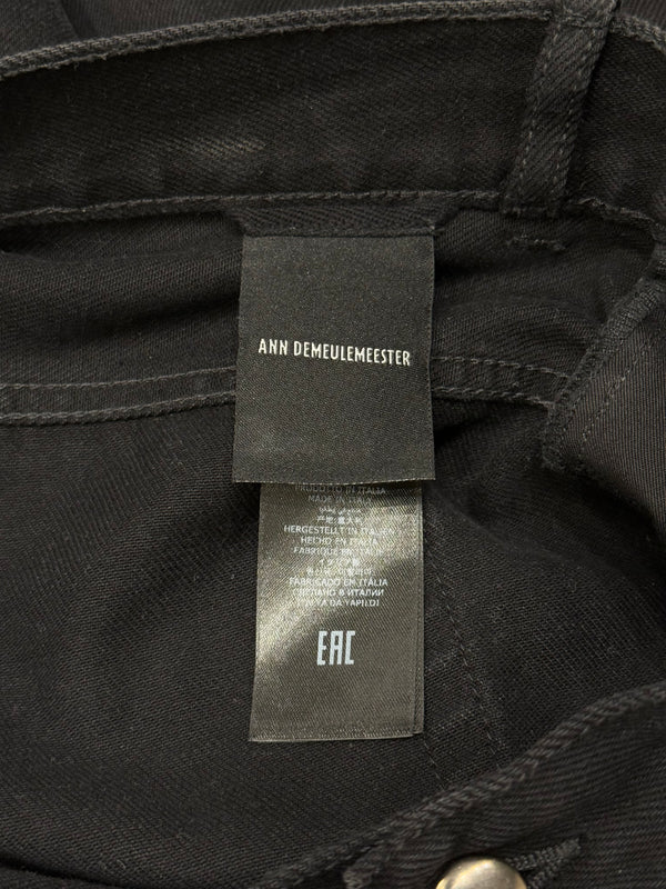 2020s Ann Demeulemeester distressed wide leg pants